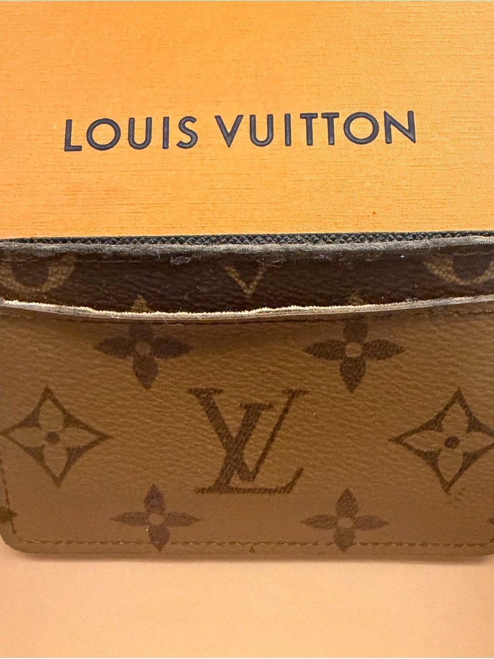 Louis Vuitton Two-Tone Brown Monogram Card Holder - Picture 4 of 8